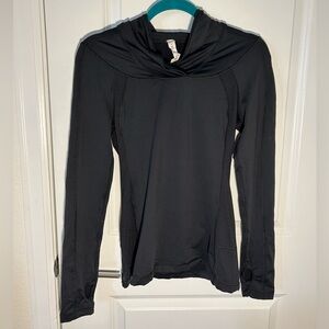 Black long sleeve Lululemon shirt size 6